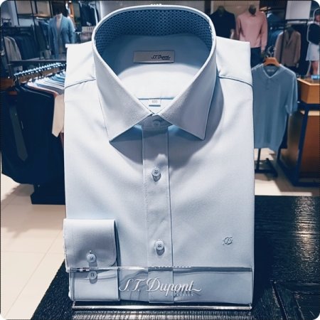 구김이 적은 마이크로 줄도비셔츠