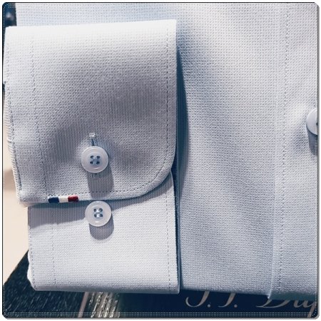 구김이 적은 마이크로 줄도비셔츠