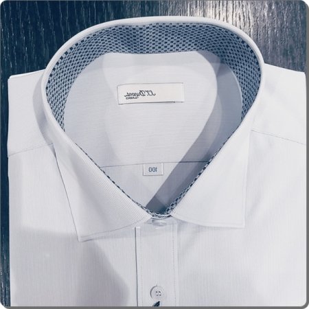 구김이 적은 마이크로 줄도비셔츠