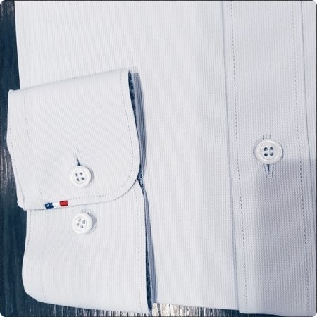 구김이 적은 마이크로 줄도비셔츠