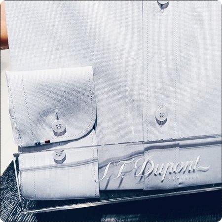 구김이 적은 마이크로 줄도비셔츠