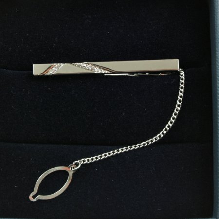 브로이어 블루 넥타이핀