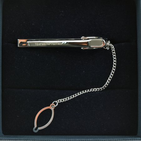 브로이어 블루 넥타이핀