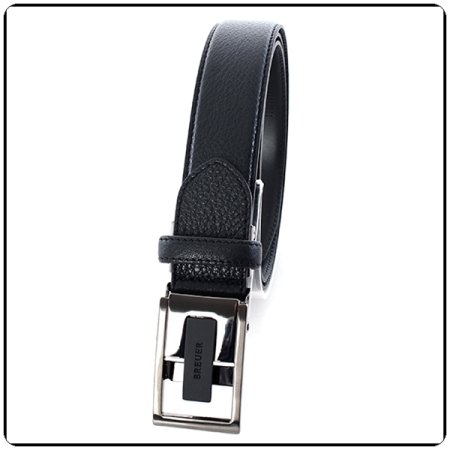 브로이어 블루 자동 벨트 블랙