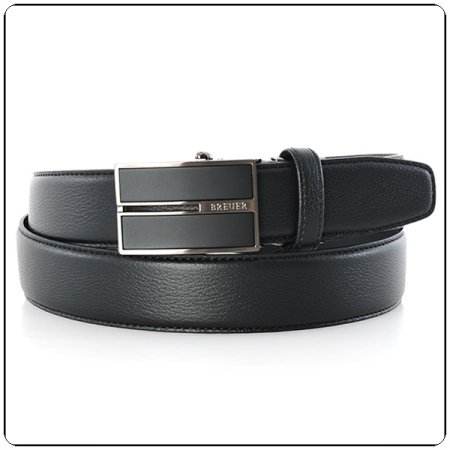 브로이어 블루 빅사이즈자동 벨트 블랙