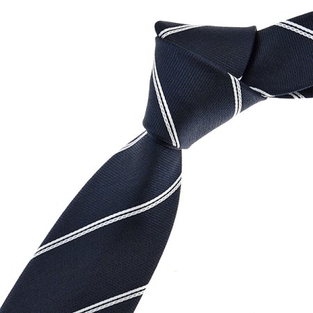 면접용 슬림 스트라이프 타이