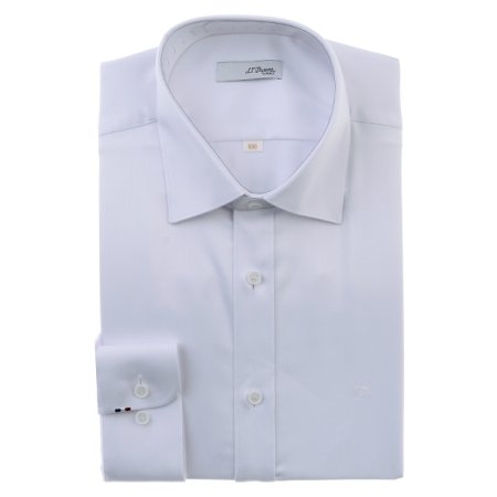 삼색자수가 포인트인 화이트셔츠