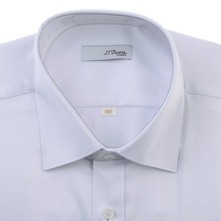 삼색자수가 포인트인 화이트셔츠