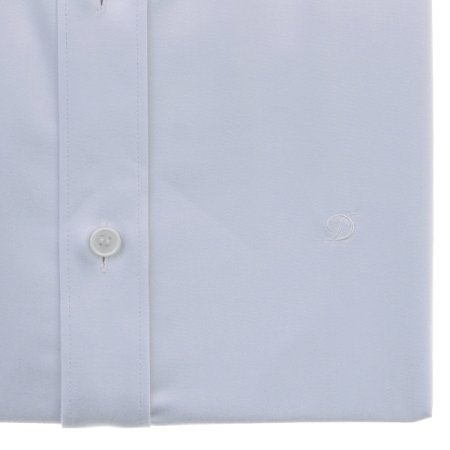 삼색자수가 포인트인 화이트셔츠