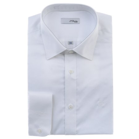 면혼방 화이트 슬림핏 셔츠