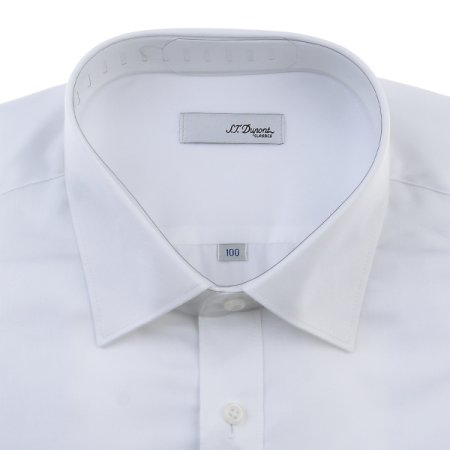 면혼방 화이트 슬림핏 셔츠