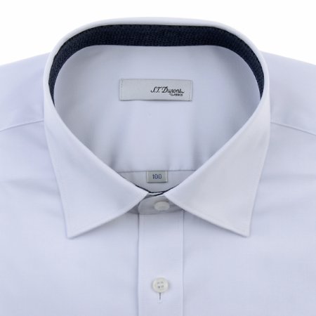 스트래치 화이트 슬림핏셔츠