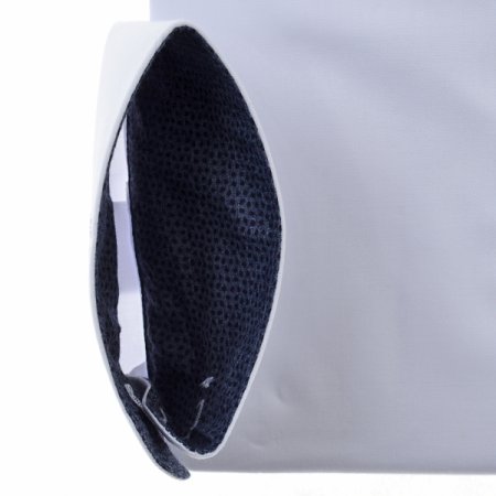 스트래치 화이트 슬림핏셔츠