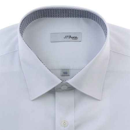 스트래치 화이트 슬림핏셔츠