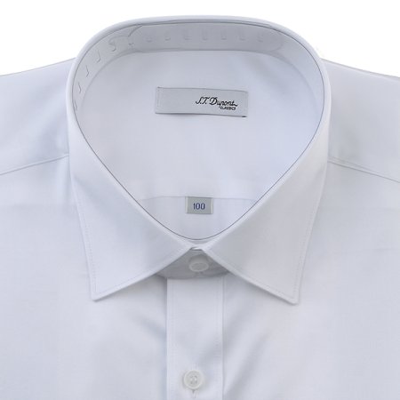 면혼방 트윌 소재의 슬림셔츠