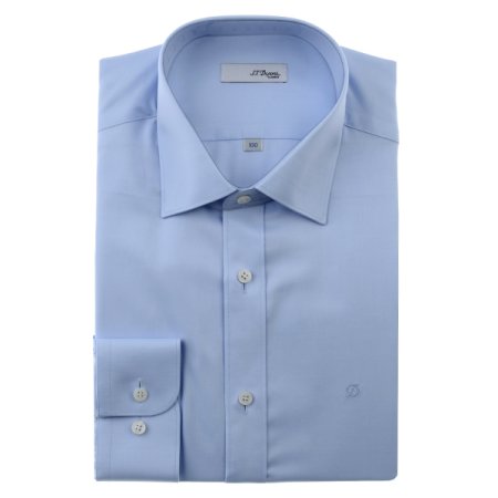 트윌 원단으로 클래식한 불루 셔츠