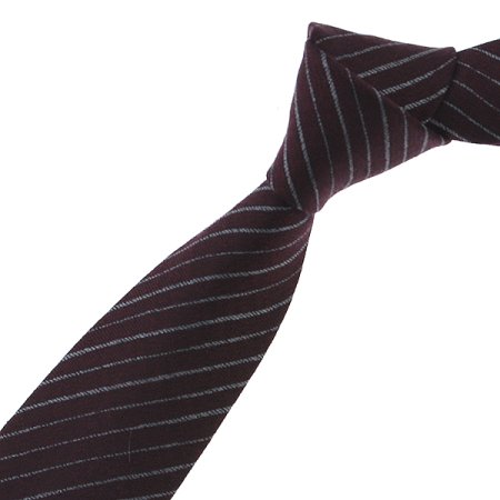스트라이프 패턴 슬림 넥타이