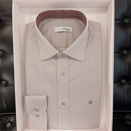 스트레치 체크소재의 컴포터블 셔츠