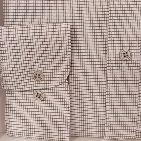 스트레치 체크소재의 컴포터블 셔츠