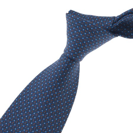 모던한 사각 모티브 배열의 나염타이