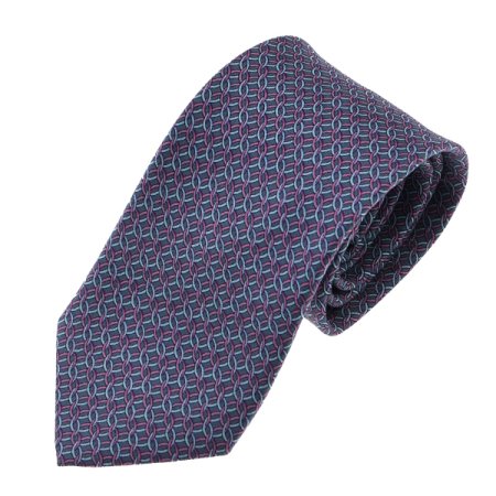 모던한 사각 모티브 배열의 나염타이