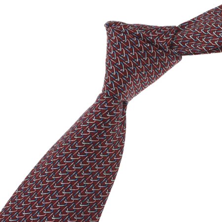 모티브의 은은한 컬러 배색 나염타이