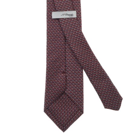 모티브의 은은한 컬러 배색 나염타이