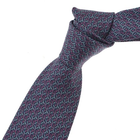 기하학 패턴이 돋보이는 나염타이