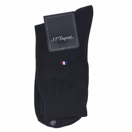 듀퐁 신사용 캐주얼 양말 블랙