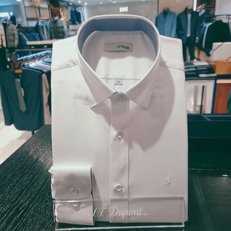 히든스넵카라 화이트슬림핏 셔츠