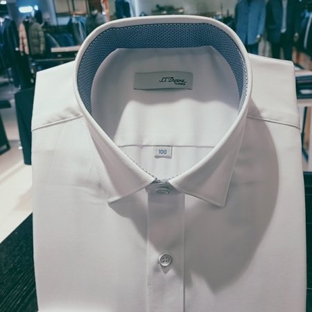 히든스넵카라 화이트슬림핏 셔츠