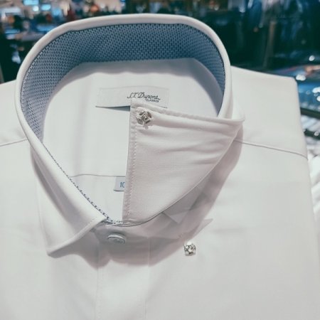 히든스넵카라 화이트슬림핏 셔츠