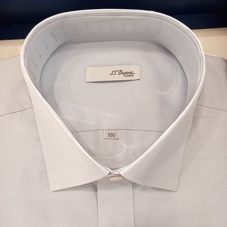 기본 트윌 원단의 클래식한 그레이셔츠