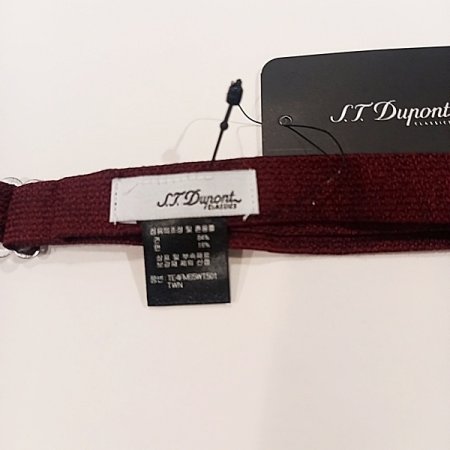 듀퐁 나비넥타이 와인칼라