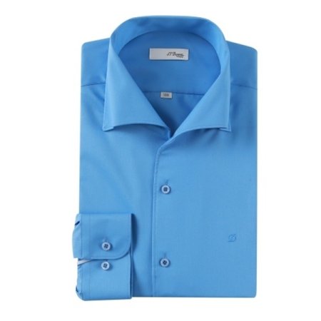 원피스카라 형태의 컴포터블 슬림핏셔츠