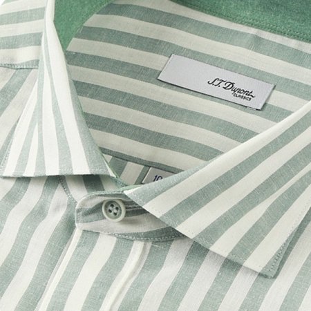 배색 사양의 캐주얼한 컴포터블 셔츠