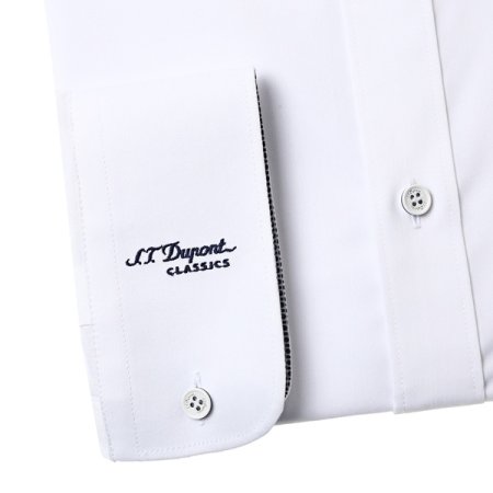 신축성이 좋응 화이트 슬림핏셔츠