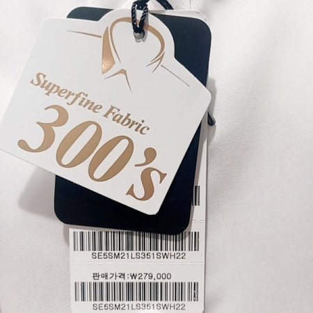 고급 300수 트윌소재의 슬림핏셔츠