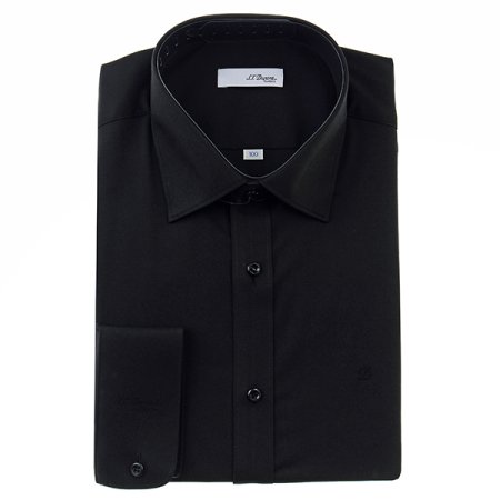 스트레치 소재를 사용한기본 슬림핏셔츠