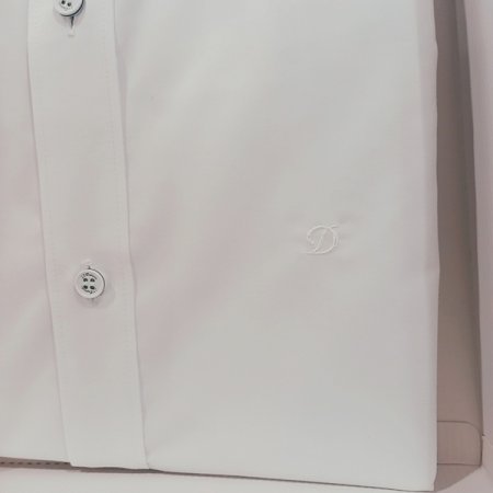 커퍼스와 마이다대 삼색자수 슬림핏셔츠