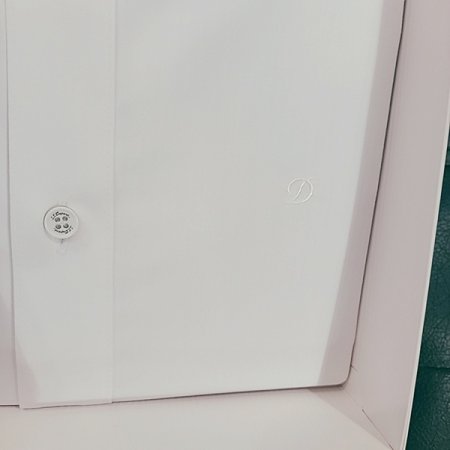 스냅카라 스트래치 화이트셔츠