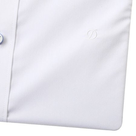 스트레치 소재 화이트 슬림핏셔츠