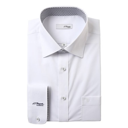 일반핏 화이트 긴소매 셔츠