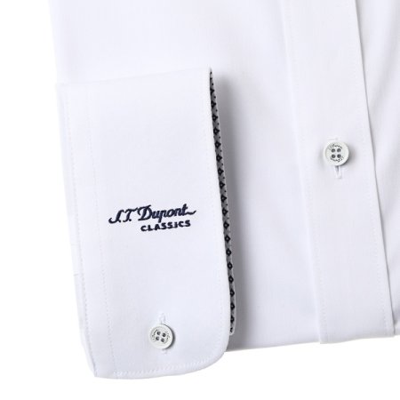 일반핏 화이트 긴소매 셔츠