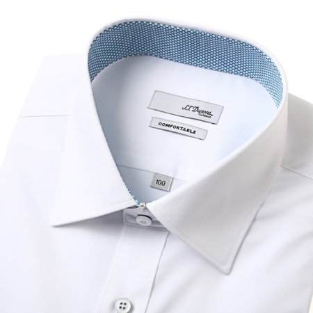 슬림핏 화이트 긴소매 셔츠