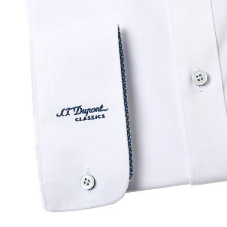 슬림핏 화이트 긴소매 셔츠