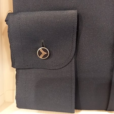 아이스폴 시원한소재 네이비칼라 셔츠