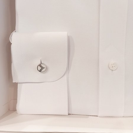 아이스폴 시원한소재 화이트칼라 셔츠