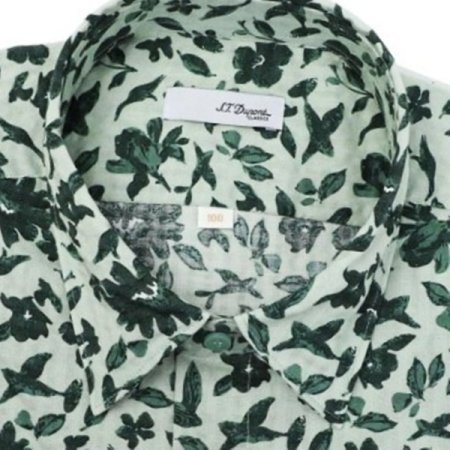 듀퐁 화려한 플라워 프린트 남방셔츠