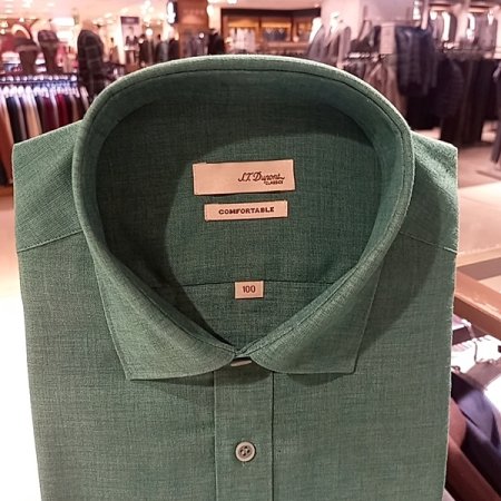 슬림핏 화이트 긴소매 셔츠